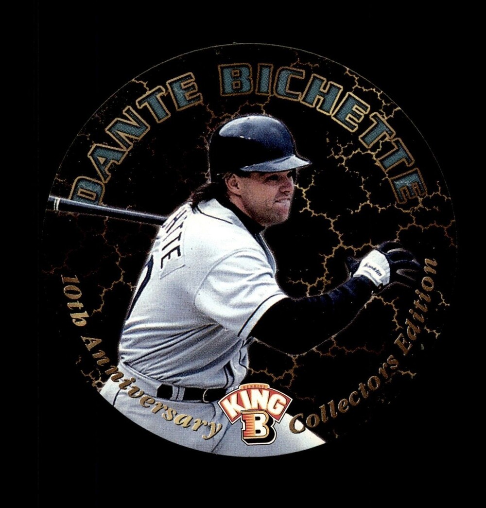 King B Dante Bichette 10th Anniversary Collectors Edition Baseball Card